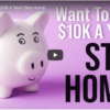 Video: Want to save $10k a year? Stay home!